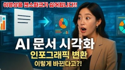 크레딧 걱정 끝! 젠스파크 없이 무료로 시각화 자료 만드는 법 대공개! | GEMINI 활용법 5편