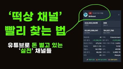 단 기간에 떡상한 '실전' 채널 빨리 찾는 방법 - 유튜브 쇼츠 부업 - feat. 채널 분석 프로그램 아예 직접 만듬
